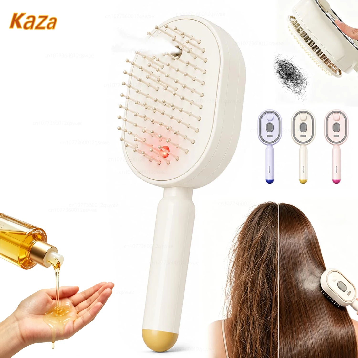 Electric Water Spray Hair Brush